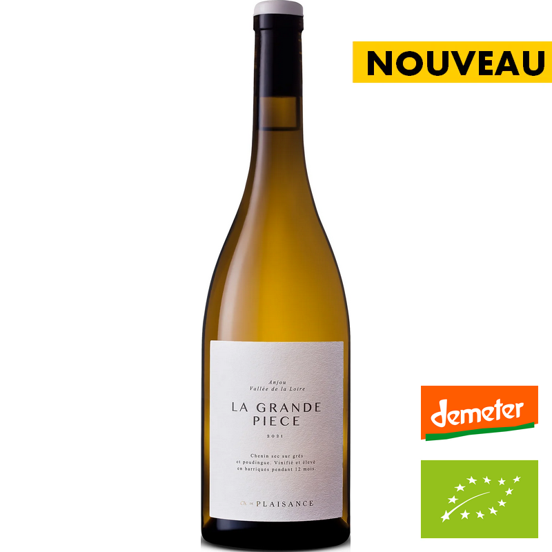 Anjou - La Grande Pièce Blanc 2023 - Château de Plaisance 🚨24 bouteilles disponibles🚨