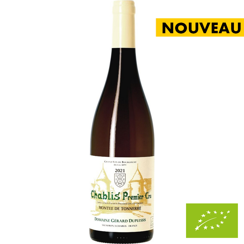 Chablis 1er Cru - Montée de Tonnerre Blanc 2022 - Domaine Gérard Duplessis 🚨8 bouteilles disponibles🚨