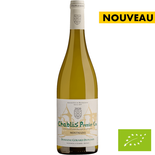 Chablis 1er Cru - Montmains Blanc 2022 - Domaine Gérard Duplessis 🚨8 bouteilles disponibles🚨