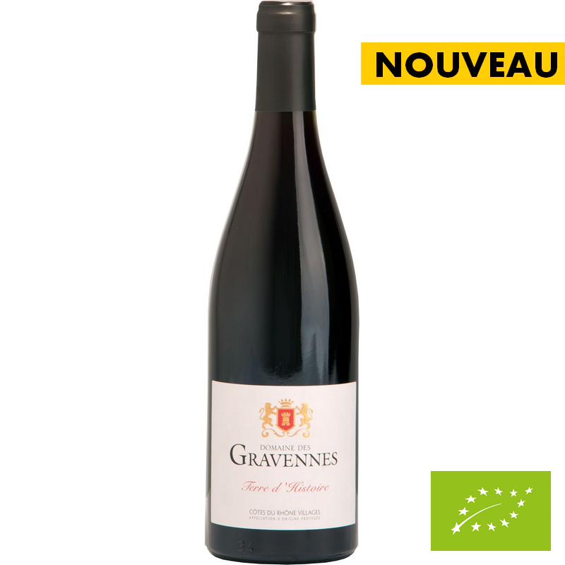 Côtes du Rhône Villages - Terre d'Histoire 2020 - Domaine des Gravennes 🚨13 bouteilles disponibles🚨